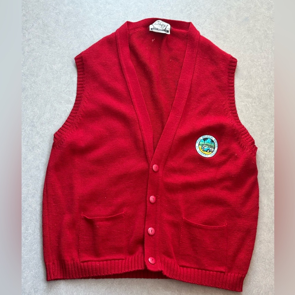 Vintage The Beach Boys by Sherry Holy Button up cardigan - 1980s